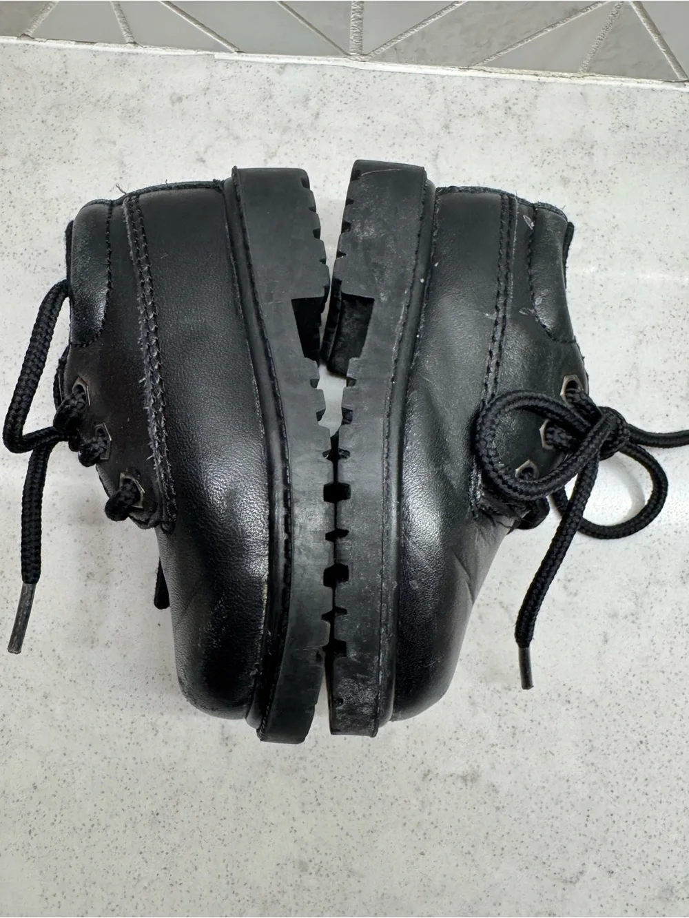 TFL Boys Oxford Shoes Black 4
